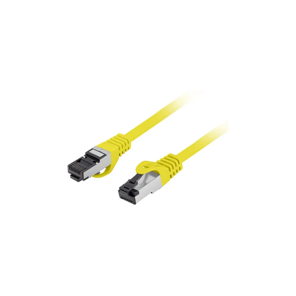 Patchcord Lanberg PCF8-10CU-0300-Y, kat. 8.1, CU, S|FTP, 3m, żółty | Sklep ITnes.pl, IT for BUSINESS