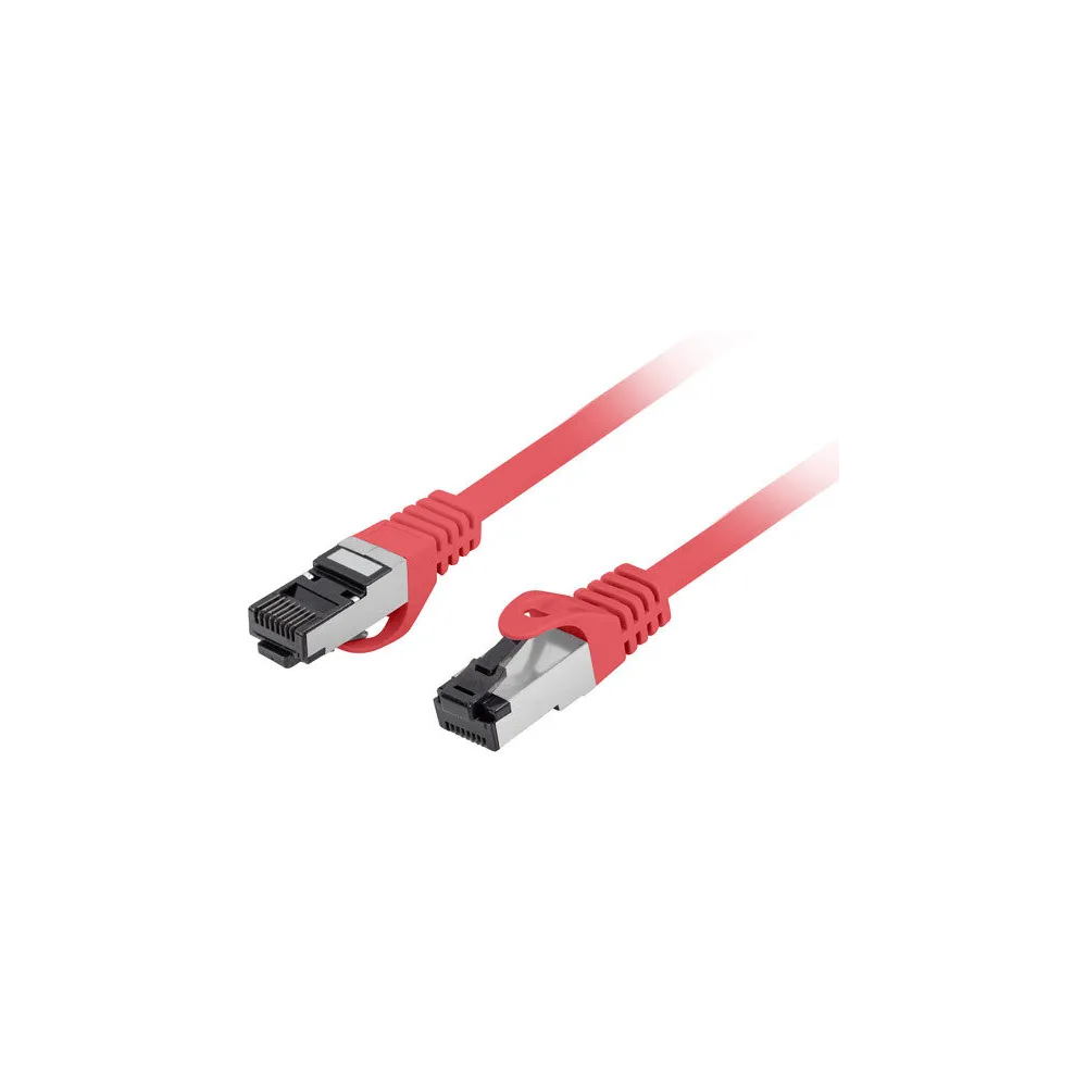 Patchcord Lanberg PCF8-10CU-0200-R, kat. 8.1, CU, S|FTP, 2m, czerwony | Sklep ITnes.pl, IT for BUSINESS