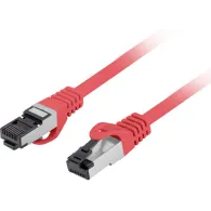 Patchcord Lanberg PCF8-10CU-0300-R, kat. 8.1, CU, S|FTP, 3m, czerwony | Sklep ITnes.pl, IT for BUSINESS