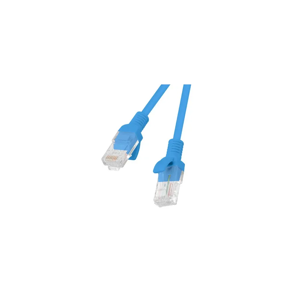 Patchcord Lanberg PCU5-10CC-0750-B, kat. 5e, UTP, 7.5m, niebieski | Sklep ITnes.pl, IT for BUSINESS
