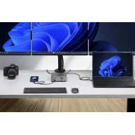 Stacja dokująca StarTech Thunderbolt 5 Universal Docking Station 215UE-TB5USB4DOCK - 4x USB-C, 3x USB-A, HDMI, DP, LAN, Audio
