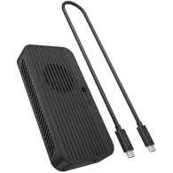 Obudowa na dysk M.2 ICY BOX IB-1980-80G DIAMOND CASE 1980 - Thunderbolt 5, 80 Gbps, Czarna