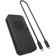 Obudowa na dysk M.2 ICY BOX IB-1980-80G DIAMOND CASE 1980 - Thunderbolt 5, 80 Gbps, Czarna