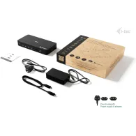 Stacja dokująca i-tec Thunderbolt 5 Triple Display Docking Station TB5TRIPLEDOCKM2PD - 5x USB-C, 4x USB-A, DP, LAN, Audio, SD
