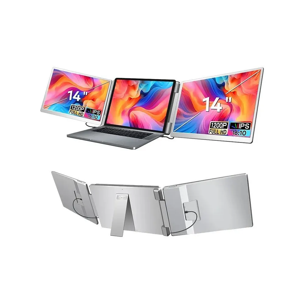 Monitor Extralink EX.21564, 14", 1920x1200 (WUXGA), 16:10, IPS, USB-C, Srebrny | Sklep ITnes.pl, IT for BUSINESS