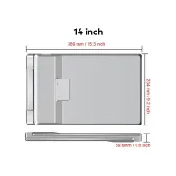 Monitor Extralink EX.21564, 14", 1920x1200 (WUXGA), 16:10, IPS, USB-C, Srebrny | Sklep ITnes.pl, IT for BUSINESS