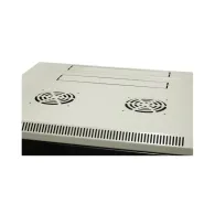 Szafa rack 19" 18U Emiter EM/AH6518, 600 x 550 x 910mm, drzwi blacha-szkło, dwusekcyjna | Sklep ITnes.pl, IT for BUSINESS