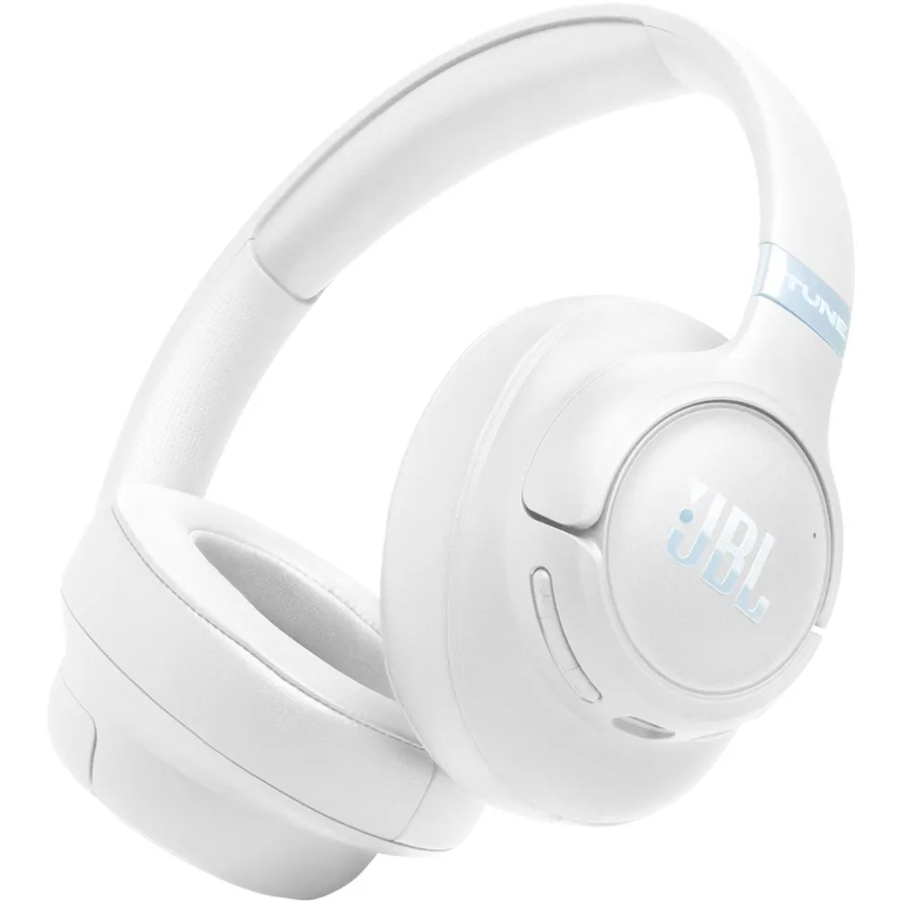 Słuchawki bezprzewodowe nauszne JBL Tune 780NC T780NCWHT - BT 6.0, USB-C, ANC, Białe