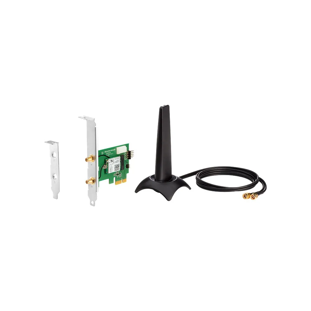 Karta sieci bezprzewodowej HP Intel AX210 WLAN I AX210 Wi-Fi6e nvP +BT 5.2 ExtAnt 340L7AA - do HP Z4 G5, HP Z6 G5 Tower