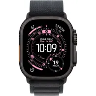 Smartwatch Apple Watch Ultra 3 MF0Q4QF/A - 49 mm GPS + Cellular, czarny tytan z czarną opaską Apline, S