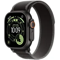 Smartwatch Apple Watch Ultra 3 MF1D4ET/A - 49 mm GPS + Cellular, czarny tytan z czarną opaską Trail, S|M