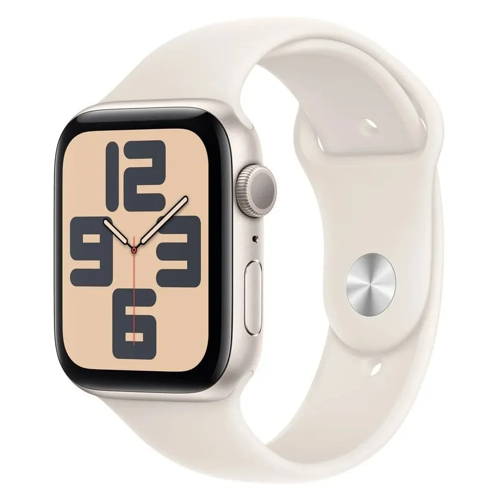 Smartwatch Apple Watch SE 2 gen MXEU3ET/A - 44 mm, GPS, aluminium k. poświata z paskiem sportowym k. poświata, S|M