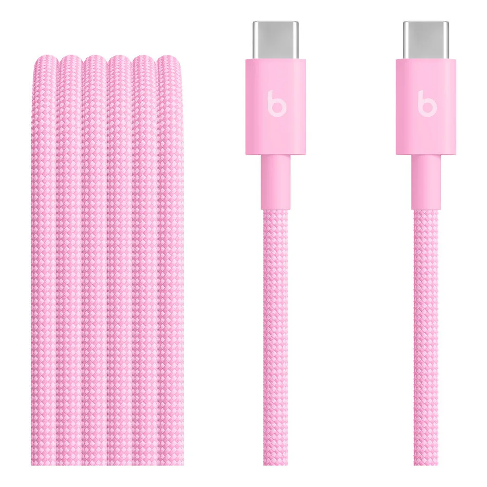 Kabel Apple Beats USB-C do USB-C MK8P4EE/A, 1,5m, Różowy | Sklep ITnes.pl, IT for BUSINESS