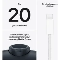 Słuchawki bezprzewodowe Apple AirPods Max 2 ANC MHWK4ZM/A - USB-C, Północ
