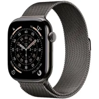 Smartwatch Apple Watch 11 MFD44MP/A - 46 mm, GPS + Cellular, łupkowy tytan z bransoletą mediolańską kol. tytanu łupkowego, M/L