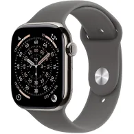 Smartwatch Apple Watch 11 MFCX4MP/A - 46 mm, GPS + Cellular, naturalny tytan z szarym paskiem sportowym, M/L
