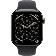 Smartwatch Apple Watch 11 MF8R4ZR/A - 42 mm, GPS + Cellular, łupkowy tytan z czarnym paskiem sportowym, S|M
