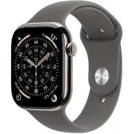 Smartwatch Apple Watch 11 MF8M4MP/A - 42 mm, GPS + Cellular, naturalny tytan z szarym paskiem sportowym, S|M