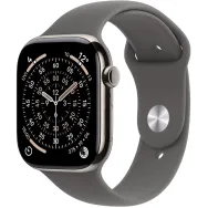 Smartwatch Apple Watch 11 MF8M4ZR/A - 42 mm, GPS + Cellular, naturalny tytan z szarym paskiem sportowym, S|M