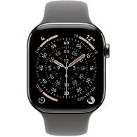 Smartwatch Apple Watch 11 MF8M4WF/A - 42 mm, GPS + Cellular, naturalny tytan z szarym paskiem sportowym, S|M