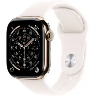 Smartwatch Apple Watch 11 MF8X4ET/A - 42 mm, GPS + Cellular, złoty tytan z różowym paskiem sportowym, M|L
