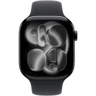Smartwatch Apple Watch 11 MF854MP/A - 42 mm, GPS + Cellular, aluminium w kolorze onyksu z paskiem sportowym czarnym, M|L