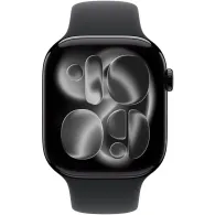 Smartwatch Apple Watch 11 MEUX4MP/A - 46 mm, GPS, aluminium w kolorze onyksu z paskiem sportowym czarnym, M|L