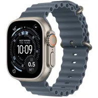 Smartwatch Apple Watch Ultra 3 MEWH4QP-A - 49 mm GPS + Cellular, naturalny tytan z paskiem w kol. marynarskiego granatu