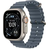 Smartwatch Apple Watch Ultra 3 MEWH4QF/A - 49 mm GPS + Cellular, naturalny tytan z paskiem w kol. marynarskiego granatu