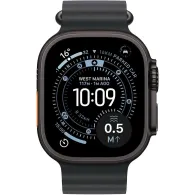 Smartwatch Apple Watch Ultra 3 MF0J4QC/A - 49 mm GPS + Cellular, czarny tytan z czarnym paskiem Ocean