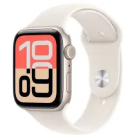 Smartwatch Apple Watch SE 3 MEPF4ET/A - 44 mm GPS + Cellular, aluminium z paskiem sportowym w kol. księżycowej poświaty , M|L