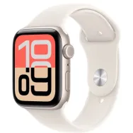 Smartwatch Apple Watch SE 3 MEPF4MP/A - 44 mm GPS + Cellular, aluminium z paskiem sportowym w kol. księżycowej poświaty , M|L