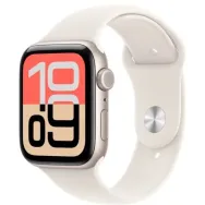 Smartwatch Apple Watch SE 3 MEH54MP/A - 40 mm GPS, aluminium z paskiem sportowym w kol. księżycowej poświaty , M|L