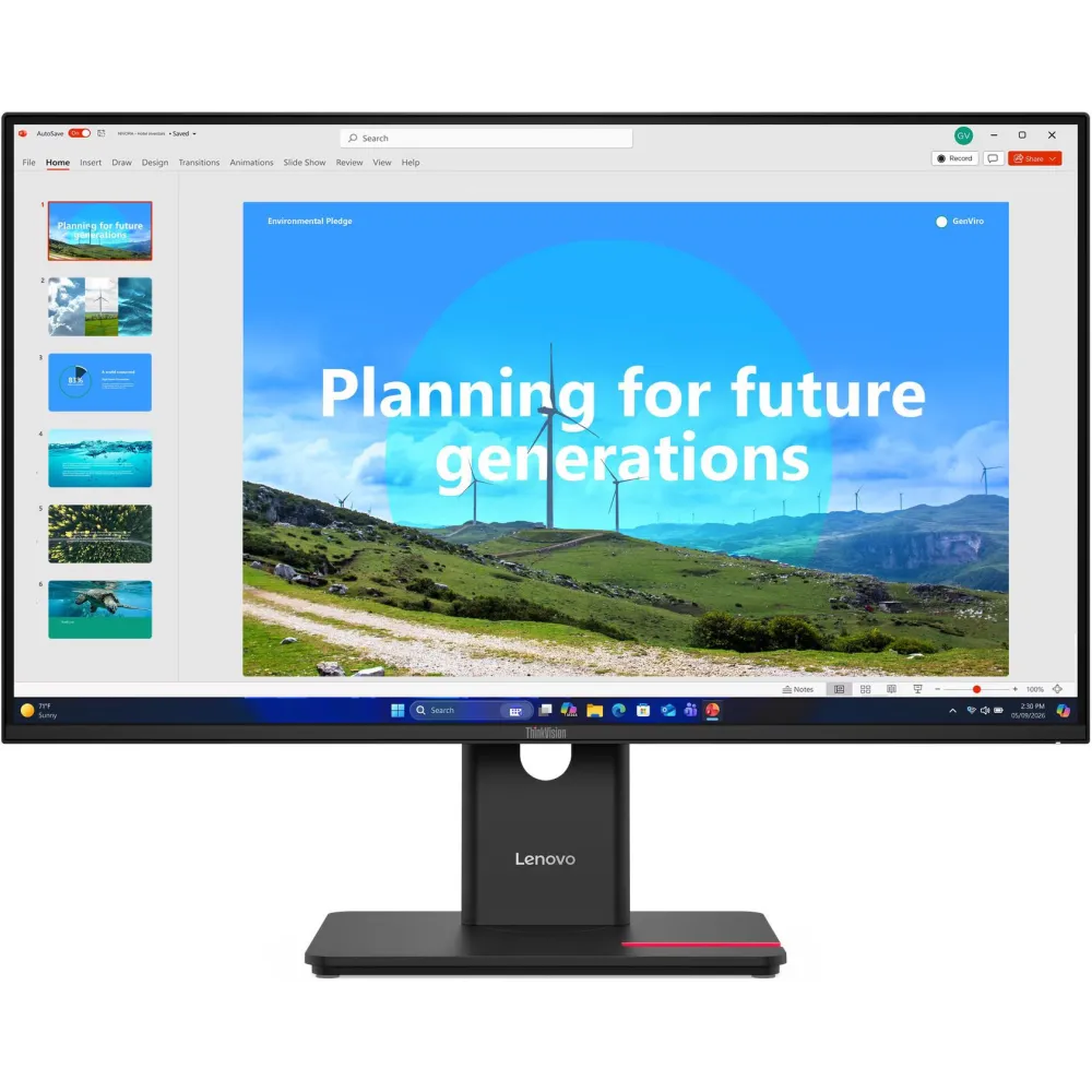 Monitor Lenovo ThinkVision T27D-40 64D0GAT1EU - zdjęcie poglądowe 8