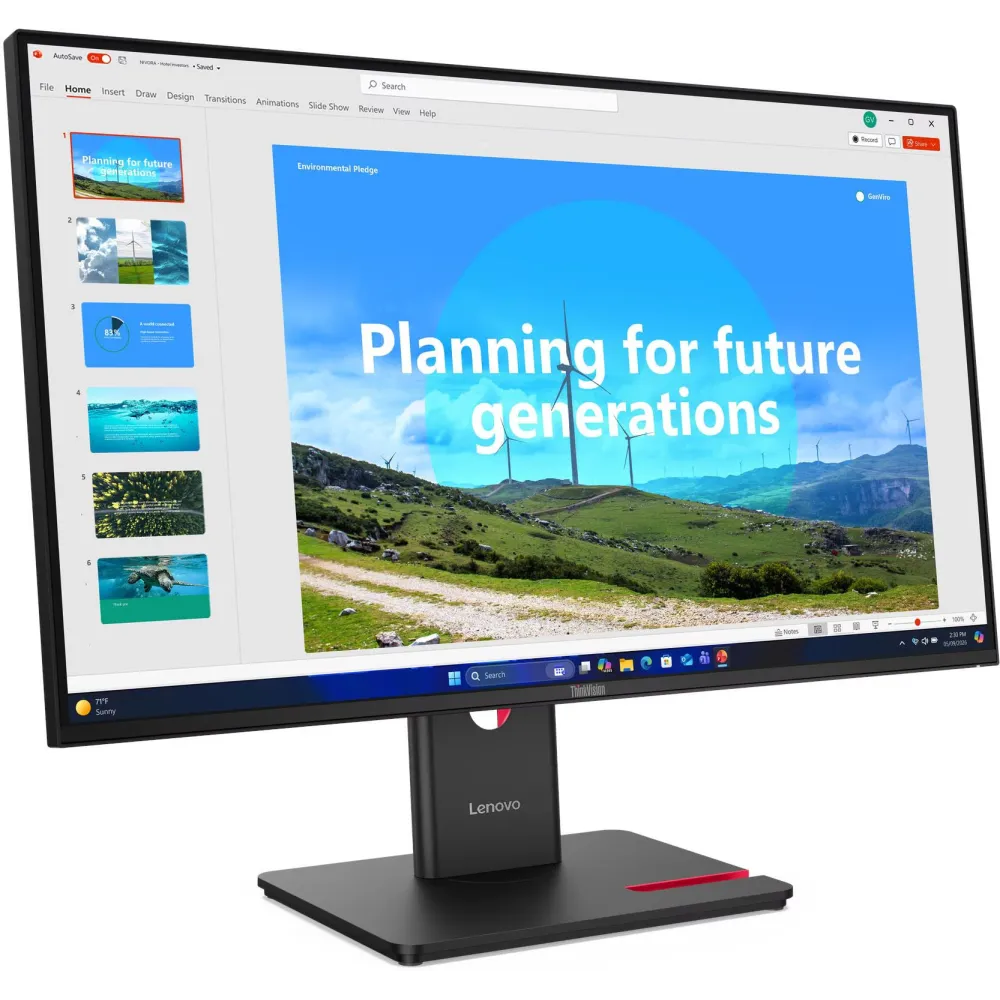 Monitor Lenovo ThinkVision T27D-40 64D0GAT1EU - 27/1920x1080 (Full HD)/48Hz-120HzHDMIHz/IPS/pivot - zdjęcie