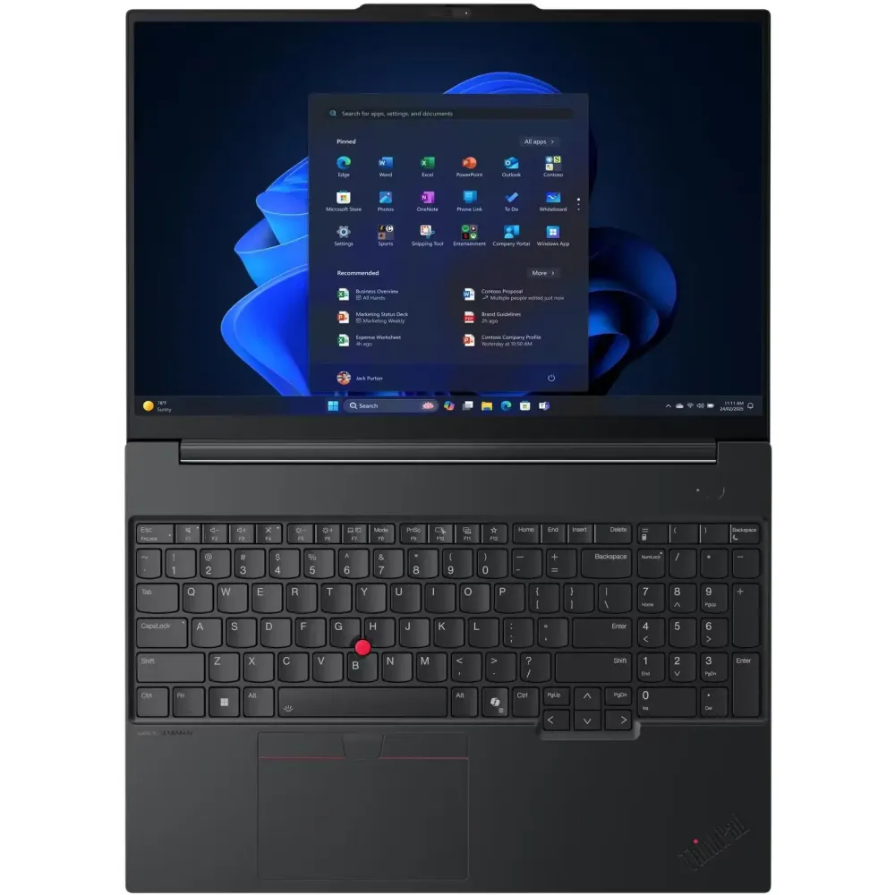 Laptop Lenovo ThinkPad E16 Gen 4 AMD 21Y4K6LIJPB - Ryzen AI 5 430/16" WUXGA IPS/RAM 16GB/SSD 512GB + SSD 4TB/Windows 11 Pro