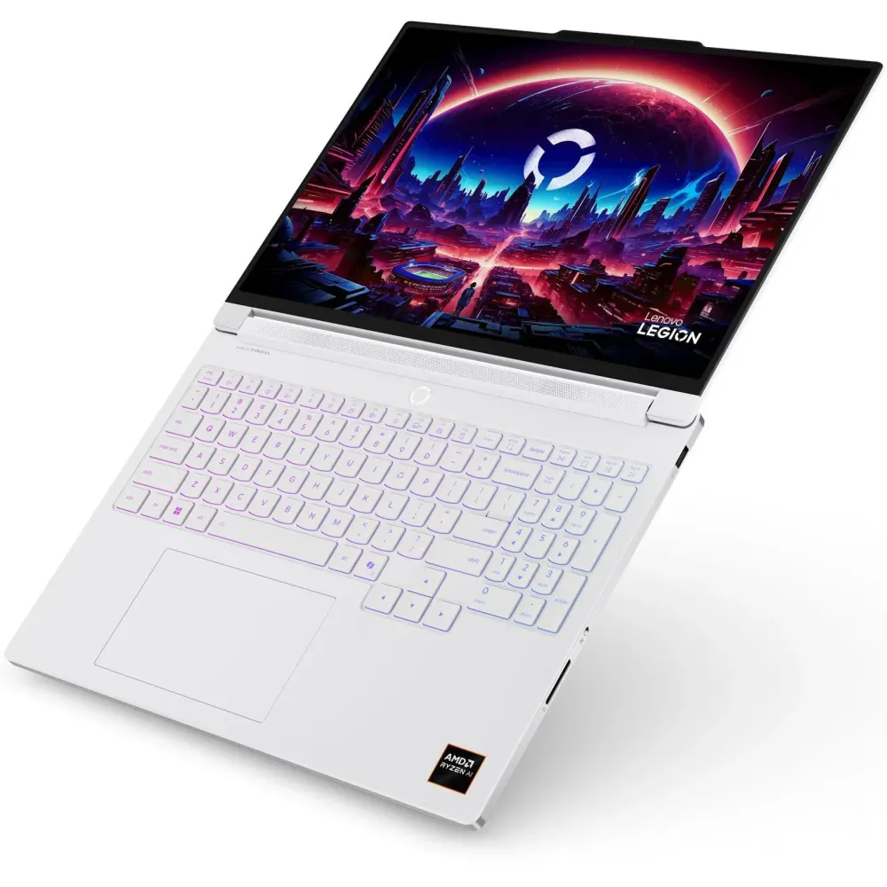 Laptop Lenovo Legion 7 16AGP11 83Q8JNBCRPB - Ryzen AI 7 450/16" WQXGA OLED HDR/RAM 32GB/1TB + 2TB/GF RTX 5060/Biały/Win 11 Pro