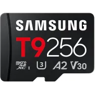 Karta SD Samsung T9 SDXC 256B MB-MH256TB/WW z czytnikiem - UHS-I, U3, V30, A2, Zapis do 130MB|s, Odczyt do 200MB|s