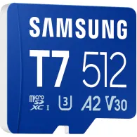 Karta SD Samsung T7 SDXC 512GB MB-MB512T/WW - UHS-I, U3, V30, A2, Odczyt do 170MB|s