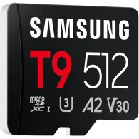 Karta micorSD Samsung T9 512GB MB-MH512T/WW - UHS-I, U3, V30, A2, Czarna