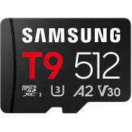 Karta SD Samsung T9 SDXC 512GB MB-MH512TB/WW z czytnikiem - UHS-I, U3, V30, A2, Zapis do 130MB|s, Odczyt do 200MB|s