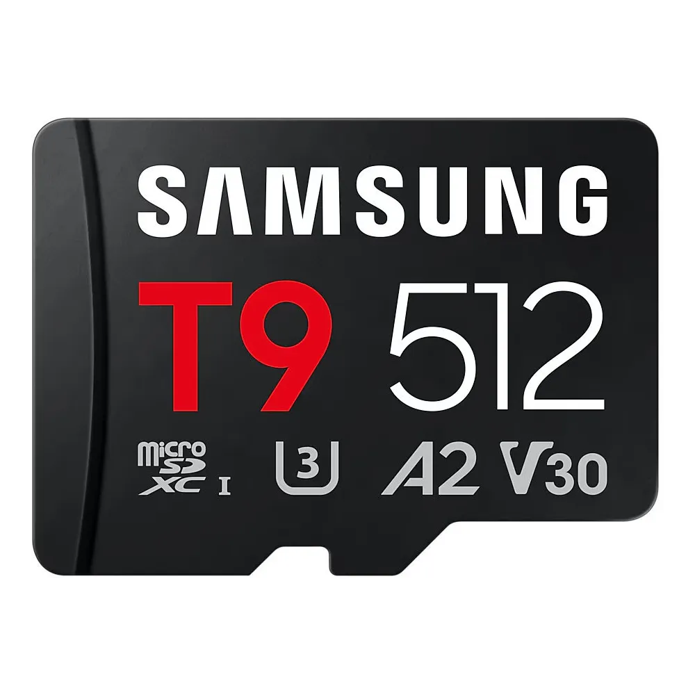 Karta SD Samsung T9 SDXC 512GB MB-MH512TB/WW z czytnikiem - UHS-I, U3, V30, A2, Zapis do 130MB|s, Odczyt do 200MB|s