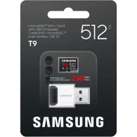 Karta SD Samsung T9 SDXC 512GB MB-MH512TB/WW z czytnikiem - UHS-I, U3, V30, A2, Zapis do 130MB|s, Odczyt do 200MB|s