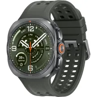 Smartwatch Samsung Galaxy Watch Ultra2 SM-L715FZSAEUE - 47 mm, LTE, Srebrny tytan, Marine Band oliwkowy