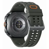Smartwatch Samsung Galaxy Watch Ultra2 SM-L715FZSAEUE - 47 mm, LTE, Srebrny tytan, Marine Band oliwkowy