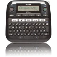 Drukarka termiczna etykiet Brother PT-D210 PTD210YJ1 - szerokość taśmy 12 mm, zasilanie 6 x AAA LR03
