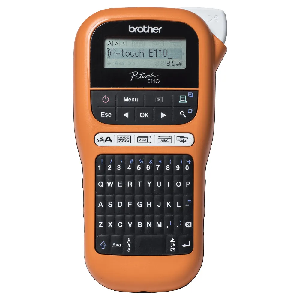 Przenośna drukarka termiczna etykiet Brother PT-E110VP PTE110VPYJ1 - szerokość taśmy 12 mm