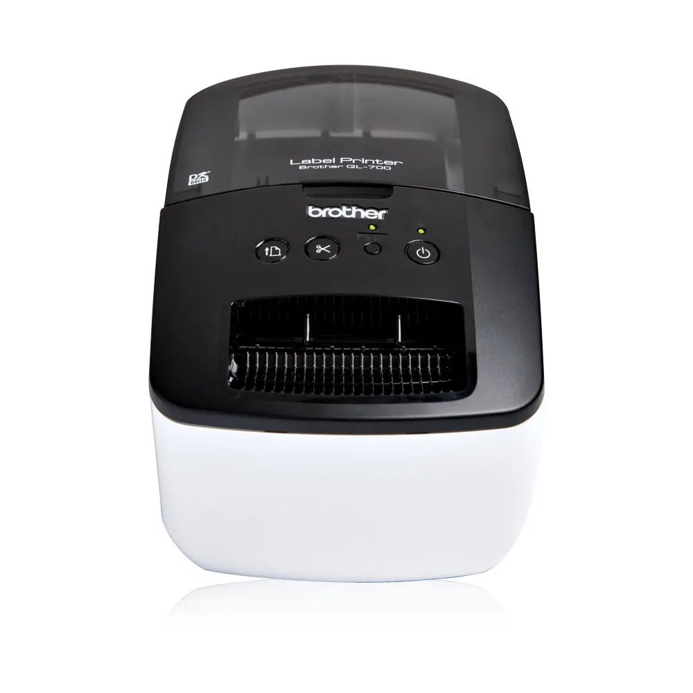 Drukarka termiczna etykiet Brother QL-700 QL700RF1 - szerokość druku do 59 mm, długość druku do 1 m