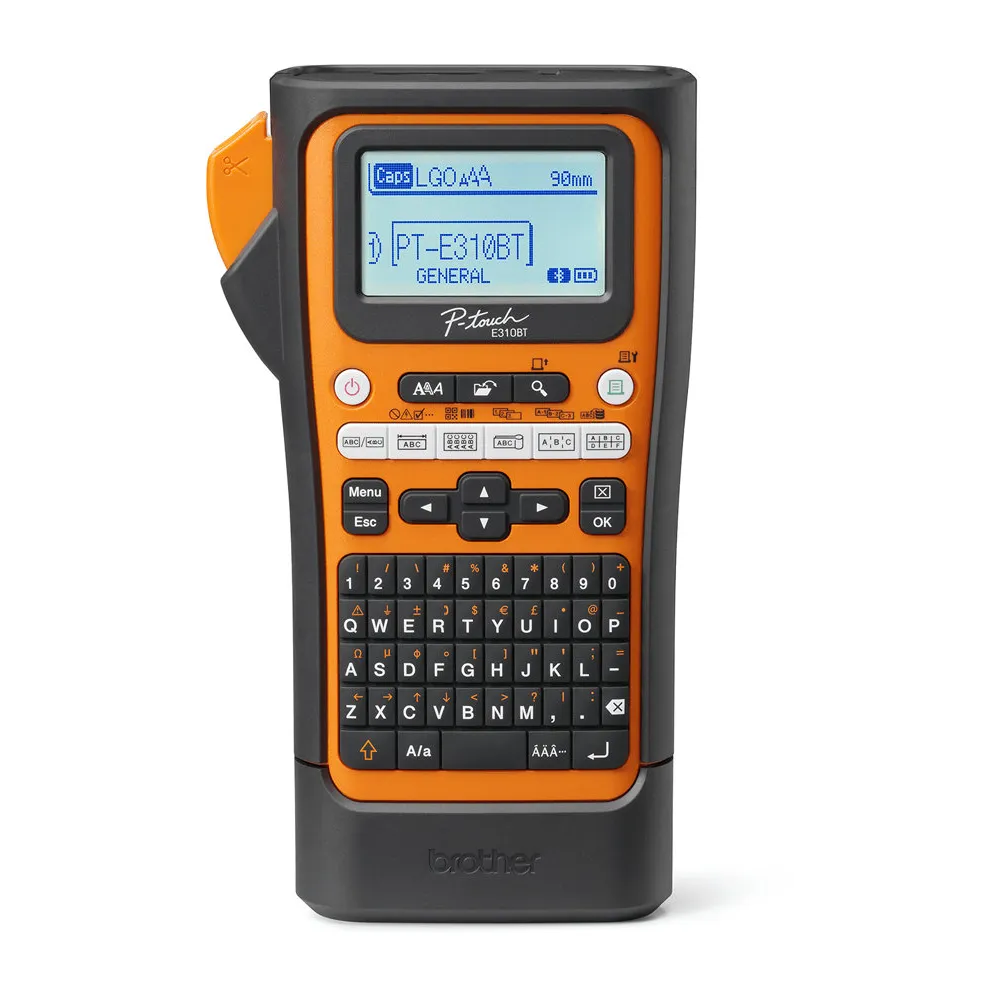 Ręczna drukarka termiczna etykiet Brother PT-E310BTVP PTE310BTVPQL1 - szerokość taśmy do 18 mm