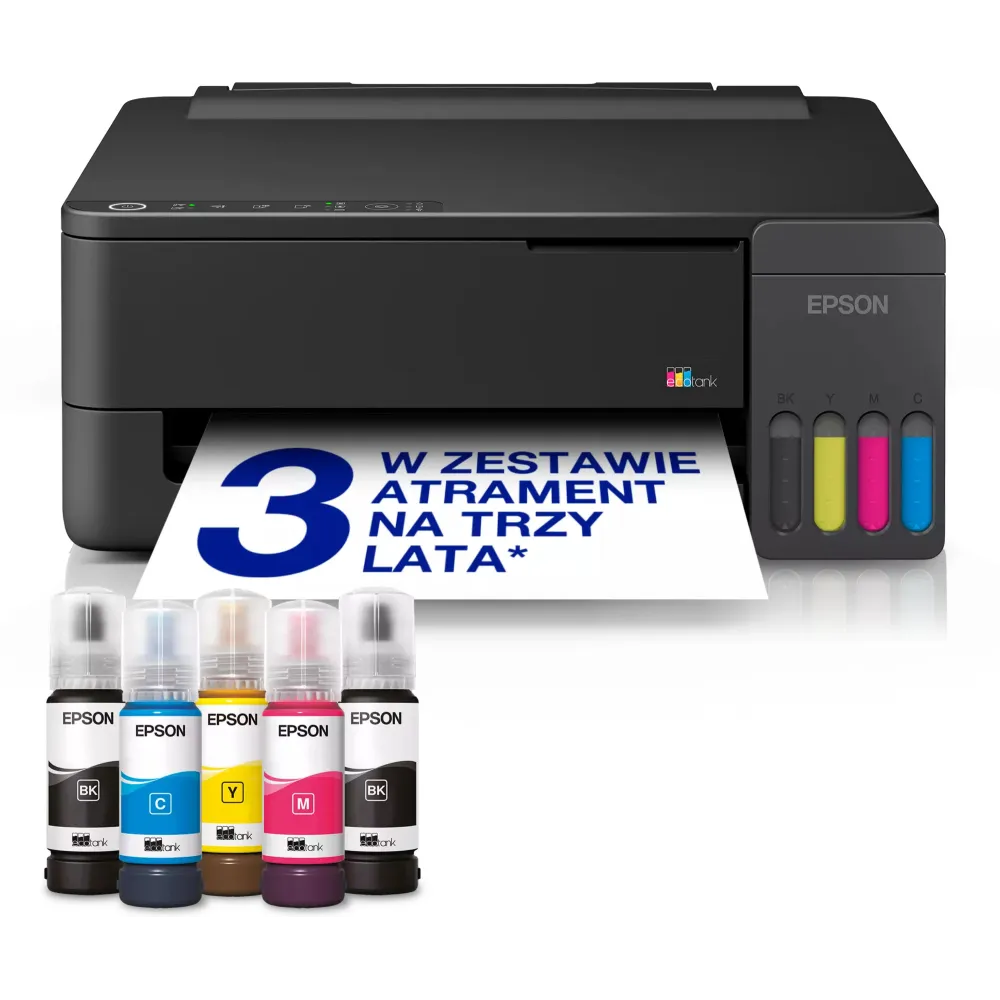 Drukarka atramentowa Epson EcoTank L1350 C11CL65403 - Wi-Fi, 5760x1440 dpi, 4 kolory